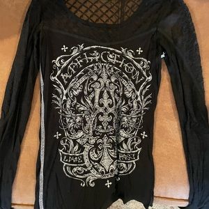 Affliction long sleeve shirt